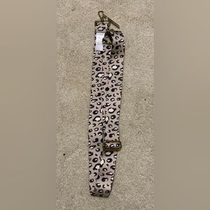 Madewell leopard purse strap